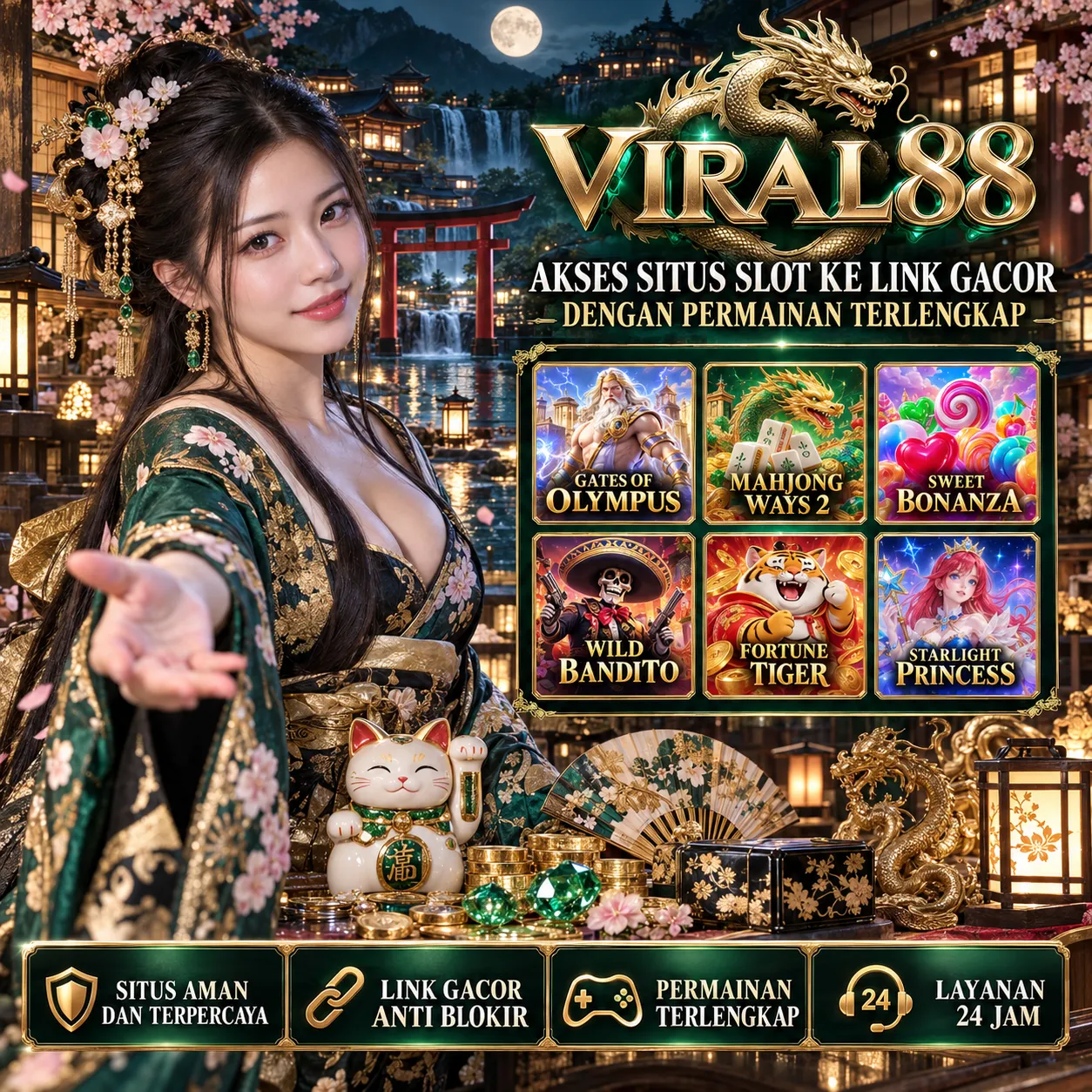 Cuplikan koleksi Slot88 VIRAL88 2026